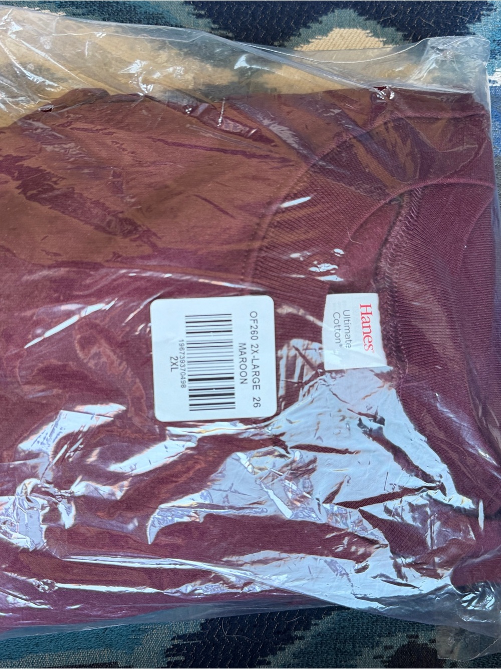 Hanes Women’s Crewneck Sweater - Maroon